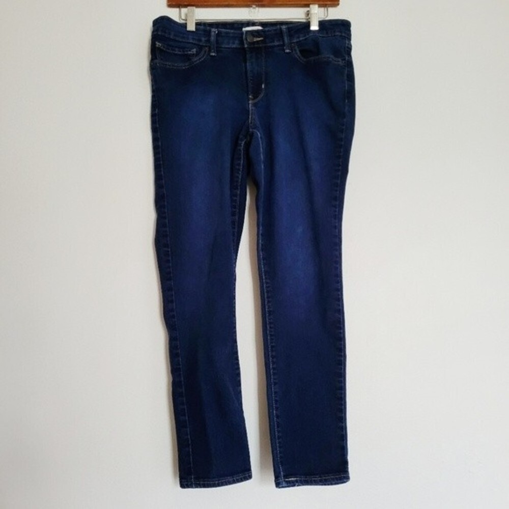 Levi's Women's 711 Skinny Jeans Size 31 Mid Rise Dark Wash Stretchy